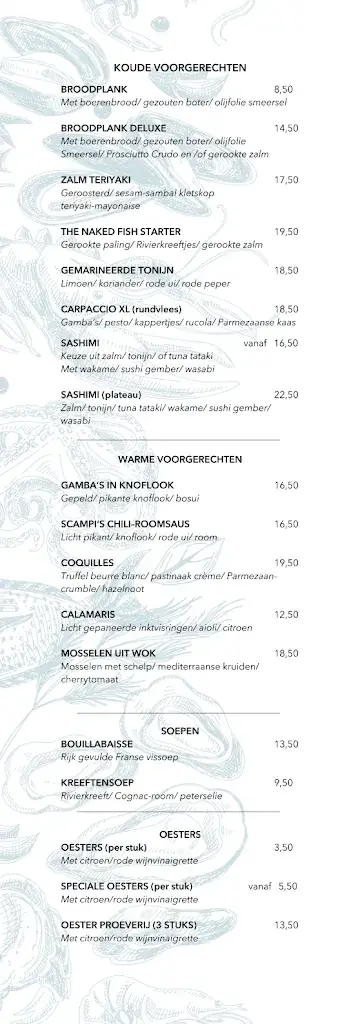 Menu_The Naked Fish_Rodenrijs_immagine_1