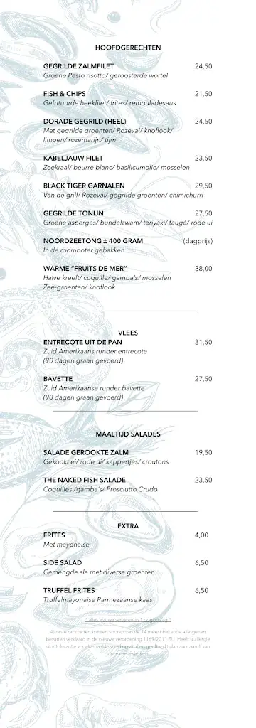 Menu_The Naked Fish_Rodenrijs_immagine_2