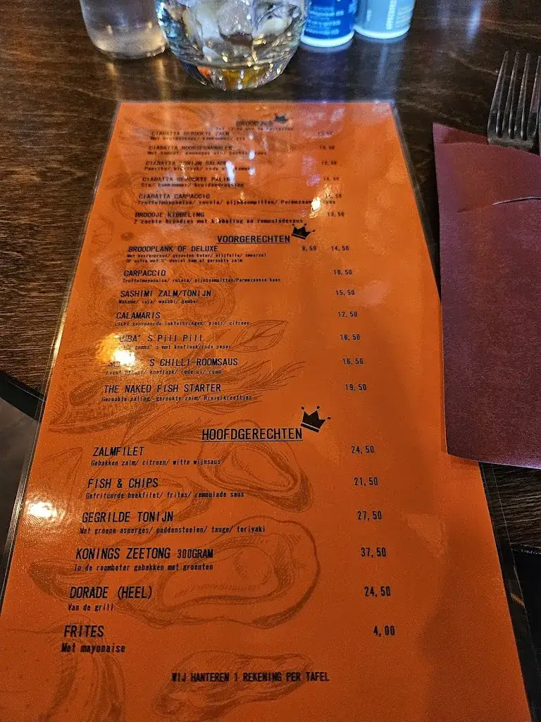 Menu_The Naked Fish_Rodenrijs_immagine_3