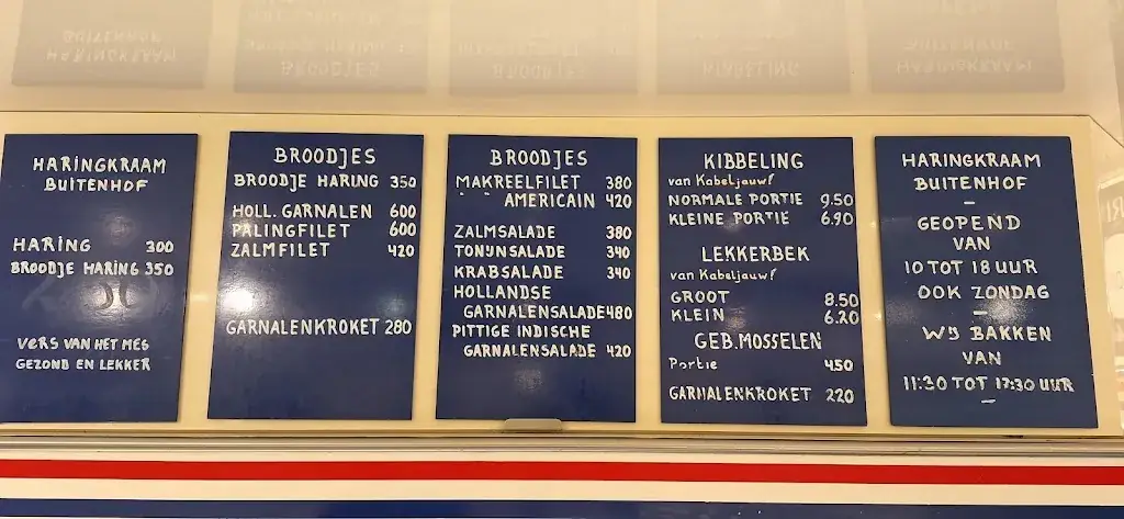 Menu_Buitenhof Herring Stall_Haag_immagine_1