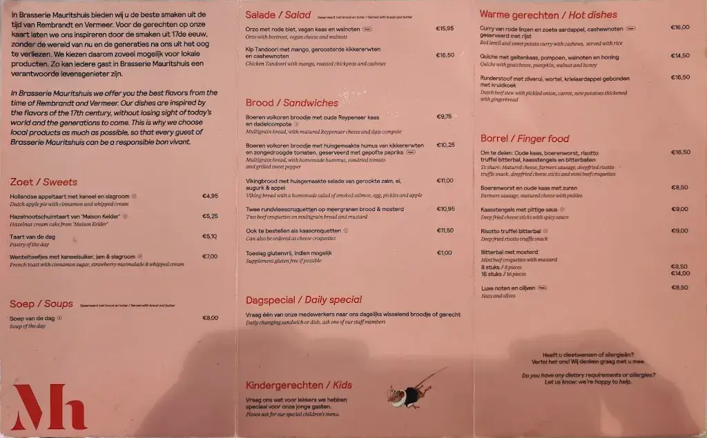 Menu_Brasserie Mauritshuis_Haag_image_1