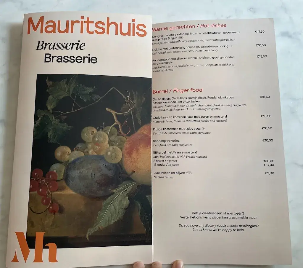 Menu_Brasserie Mauritshuis_Haag_image_2