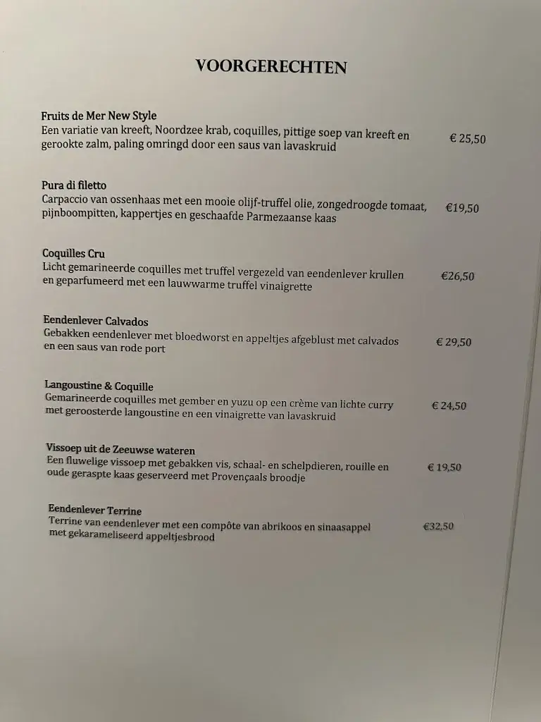 Menu_Restaurant het Binnenhof_Goes_immagine_2