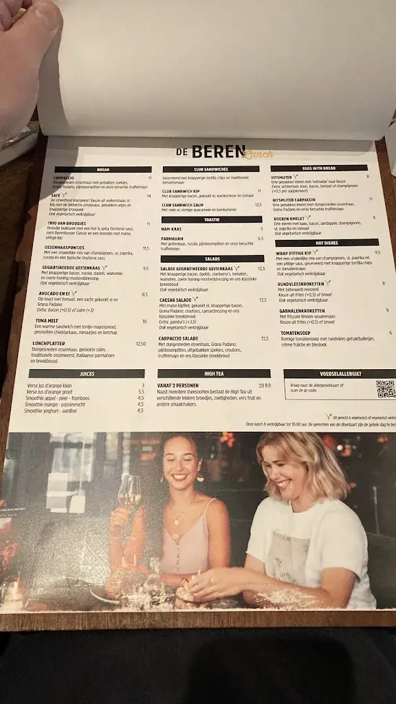 Menü_Restaurant De Beren Bleiswijk_Bleiswijk_Bild_1