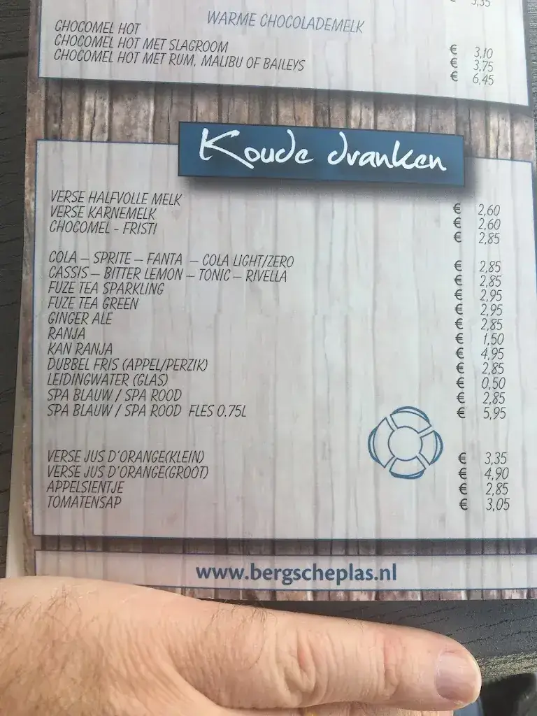 Menu_Familierestaurant Bergsche Plas_Bergschenhoek_immagine_3