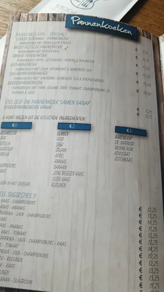 Menu_Familierestaurant Bergsche Plas_Bergschenhoek_immagine_4