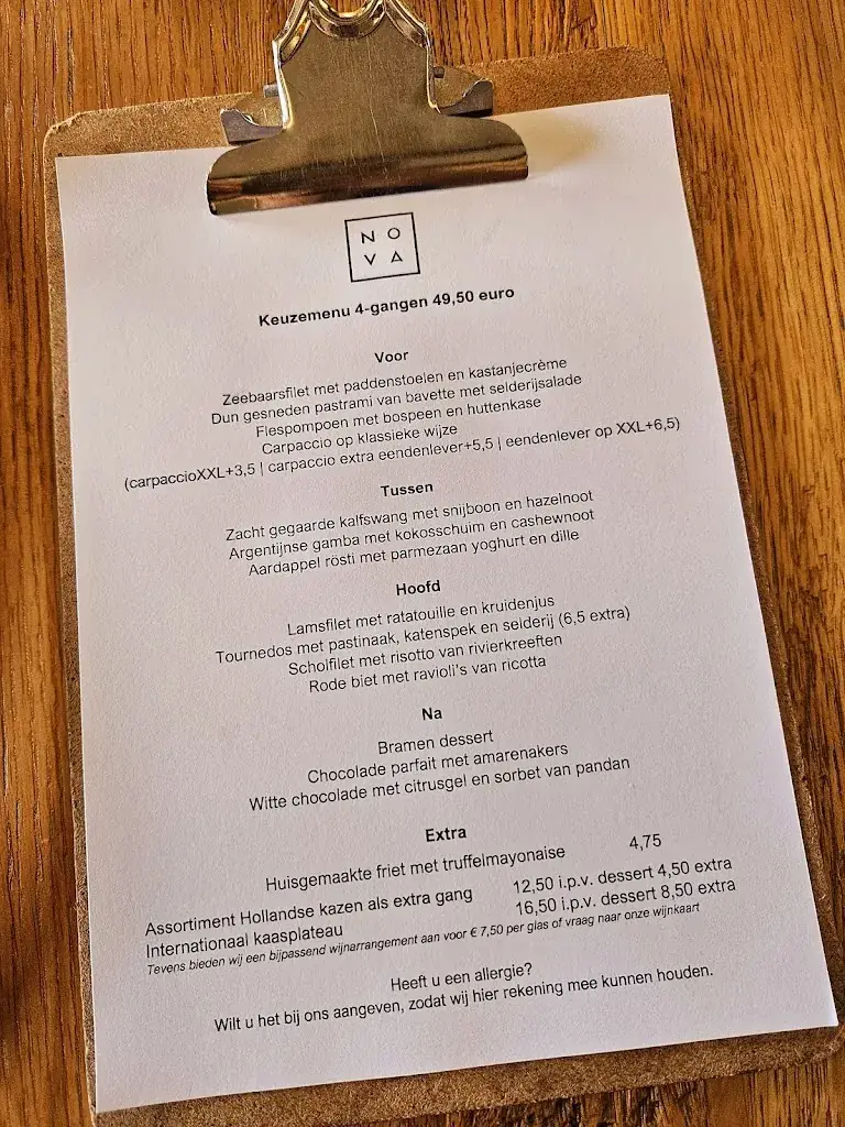 Menu_Restaurant Nova_Bergschenhoek_image_1