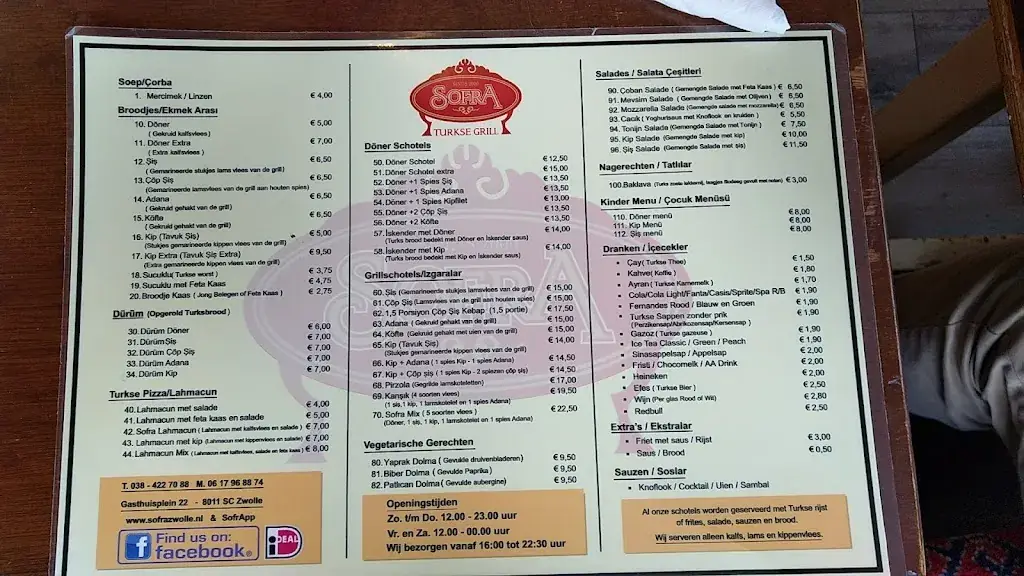 Menu_SofrA Zwolle_Zwolle_image_4