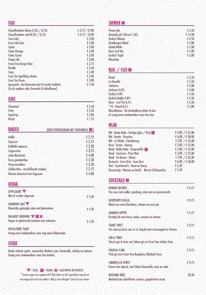 Menu_Taboe Bar & Keuken_Zwolle_image_1