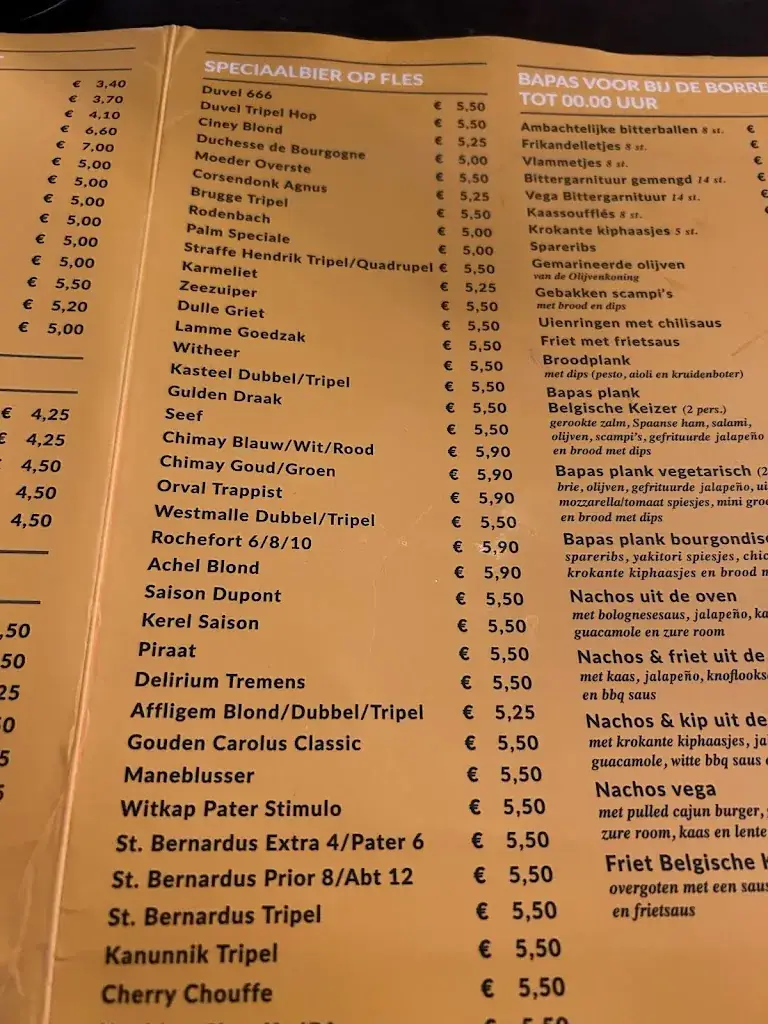 Menu_Restaurant Café de Belgische Keizer_Zwolle_immagine_3
