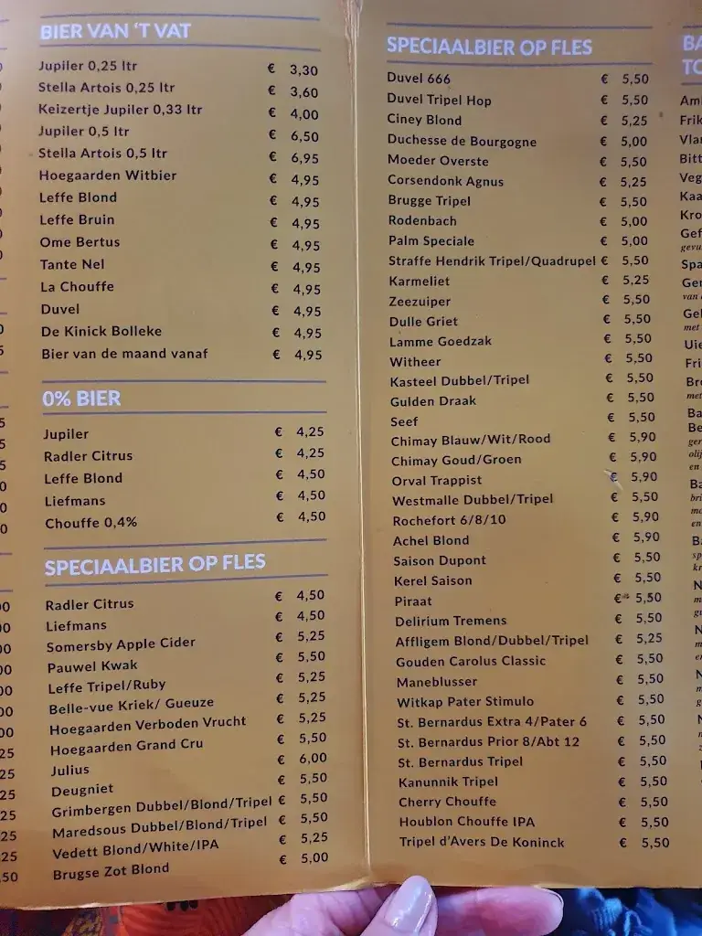 Menu_Restaurant Café de Belgische Keizer_Zwolle_immagine_4