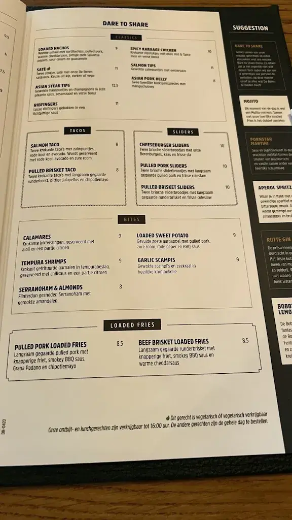 Menu_Restaurant De Beren Zwolle_Zwolle_immagine_3