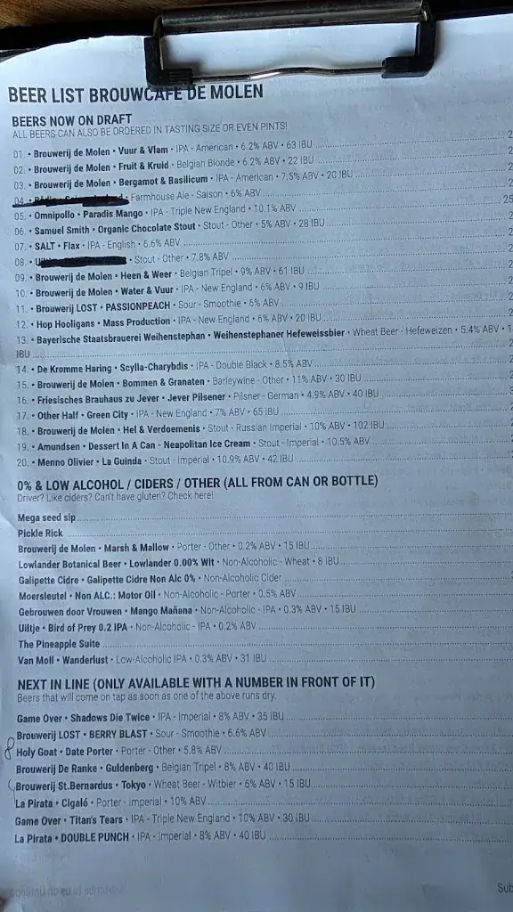 Menu_Brouwcafé de Molen_Bodegraven_immagine_1