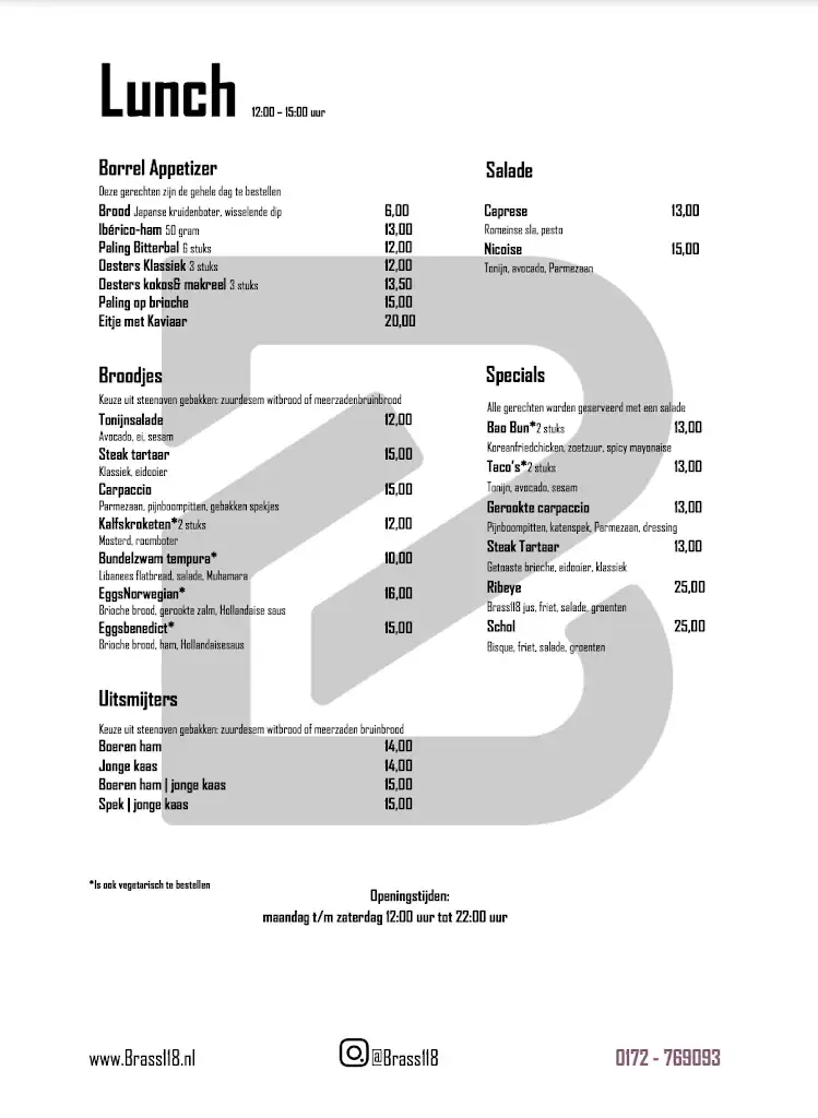 Menu_Brass118_Bodegraven_image_1