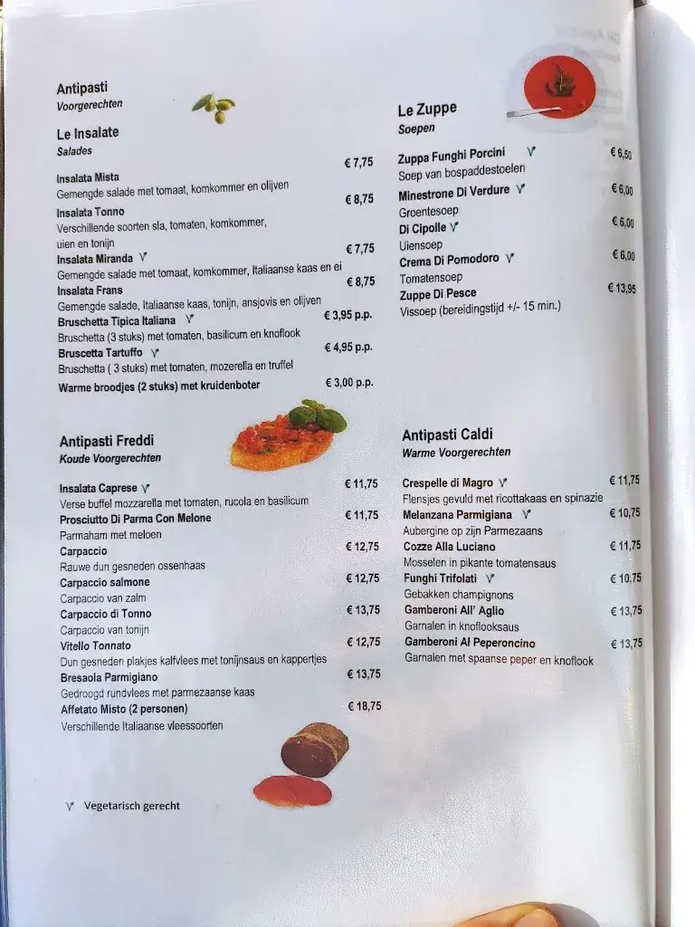 Menu_Ristorante Da Mario_Barendrecht_image_1