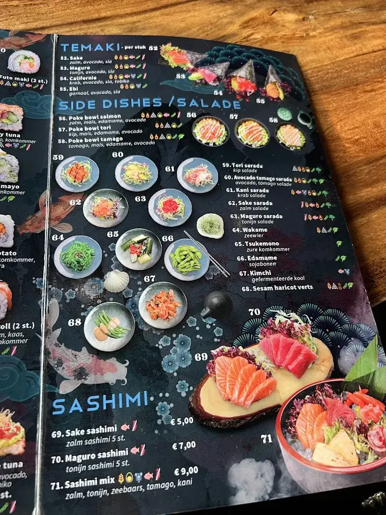 Menu_Japans Restaurant Mizumi_Barendrecht_immagine_1