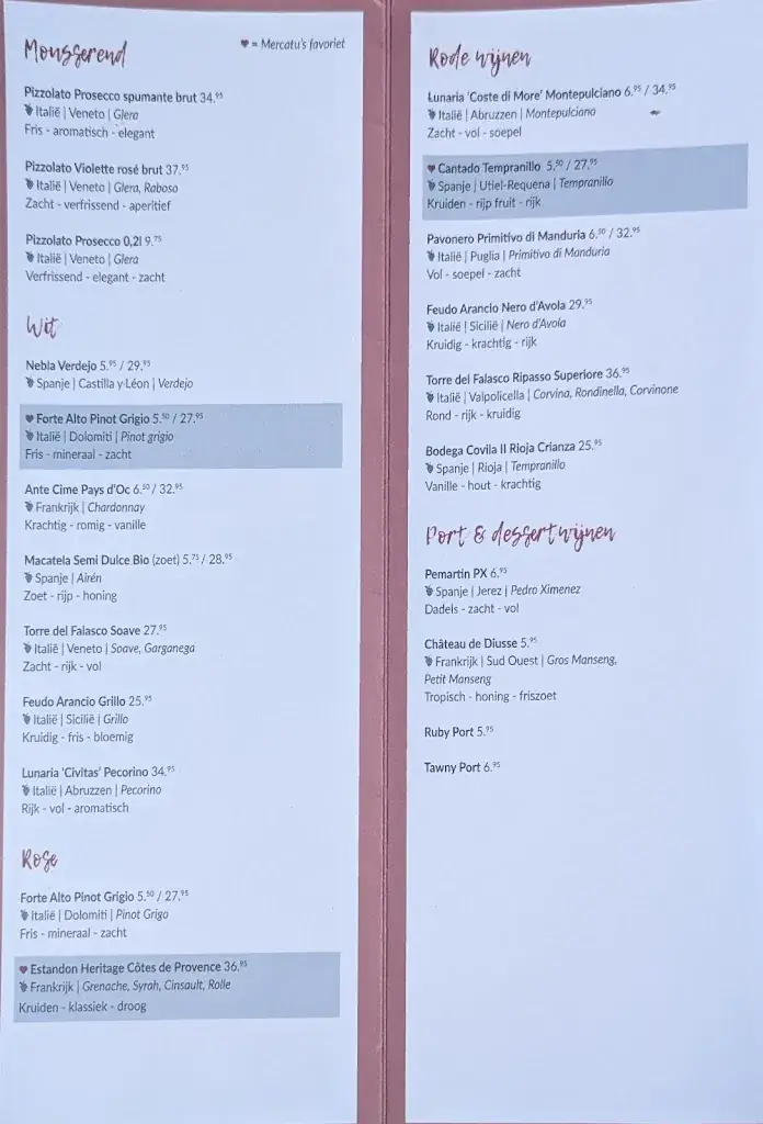 Menu_Restaurant Mercatu - osteria, koffie & bar, vergaderingen - Reeuwijk_Reeuwijk_image_4