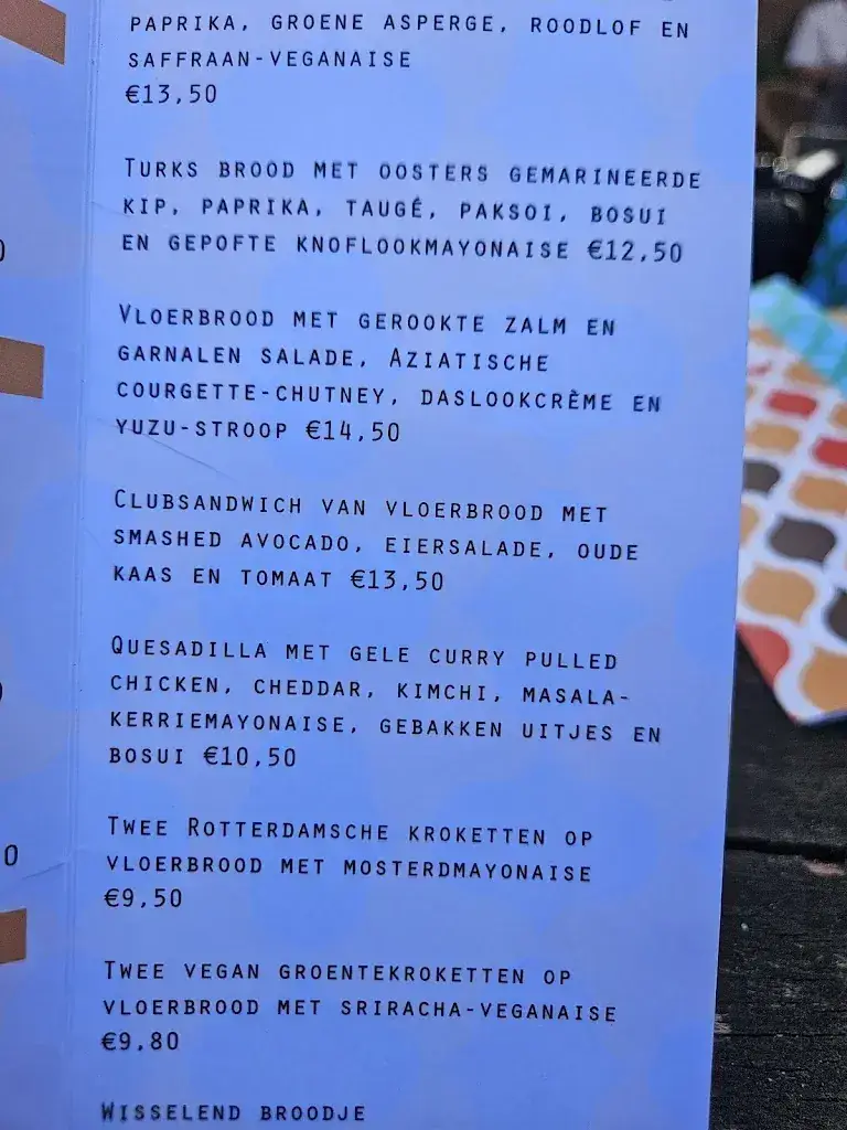 Menu_'t Postkantoor_Delft_image_1