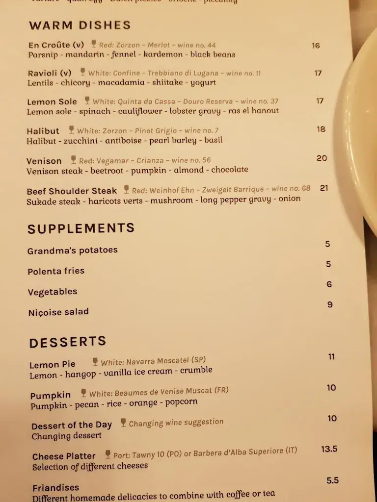 Menu_De Centrale_Delft_imagen_3