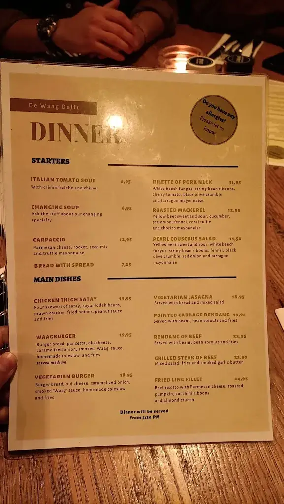 Menu_De Waag_Delft_image_2