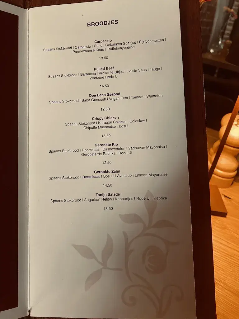 Menü_De Smaeck van Brielle_Brielle_Bild_2