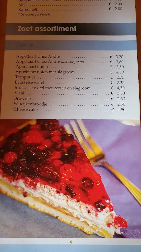 Menü_Chez Andre_Brielle_Bild_3
