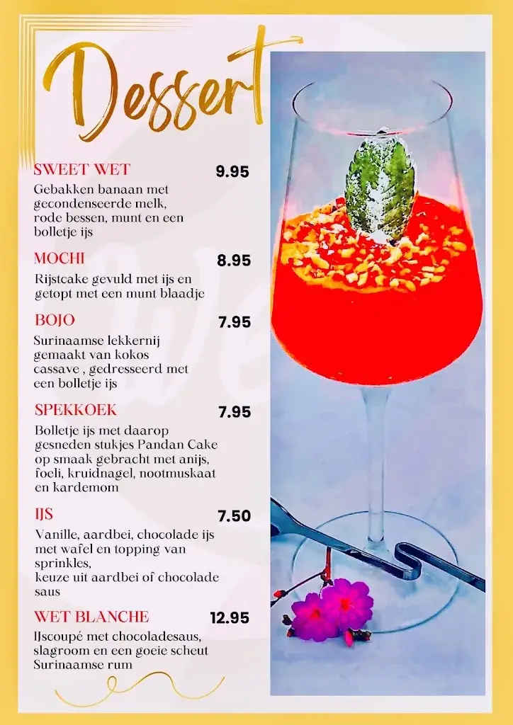 Menü_Wij eten thuis (Wet Surinaams Restaurant)_Brielle_Bild_4