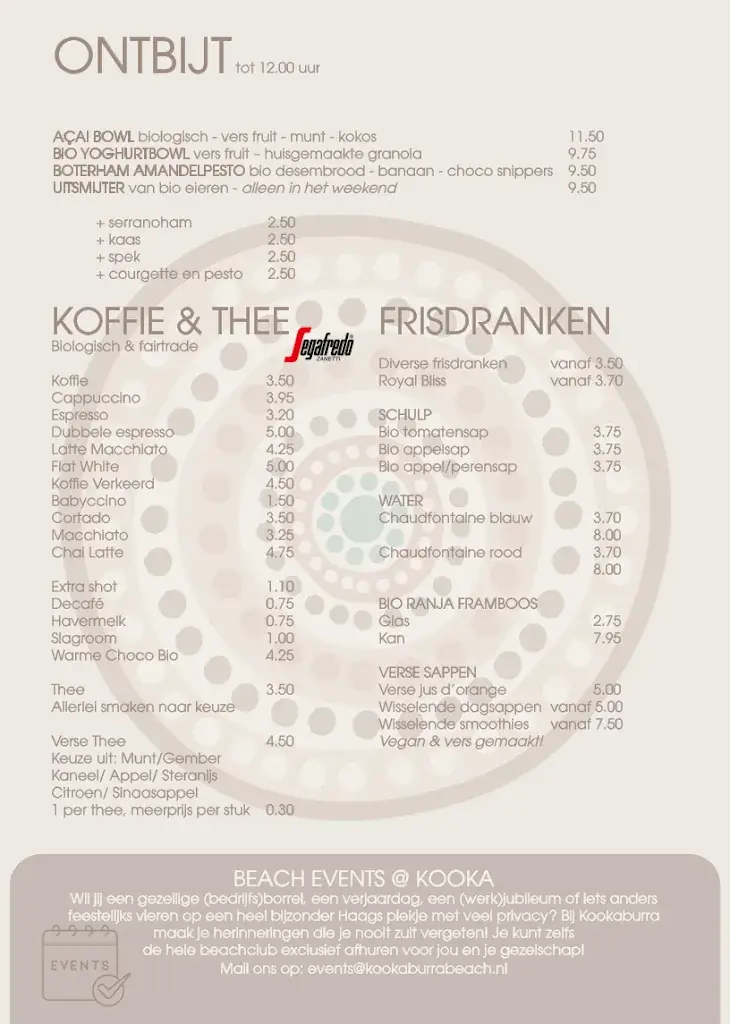 Menu_Kookaburra Beach_Haag_immagine_3