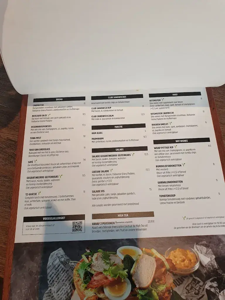 Menu_Restaurant De Beren Rotterdam-Zuid_Rotterdam_immagine_3