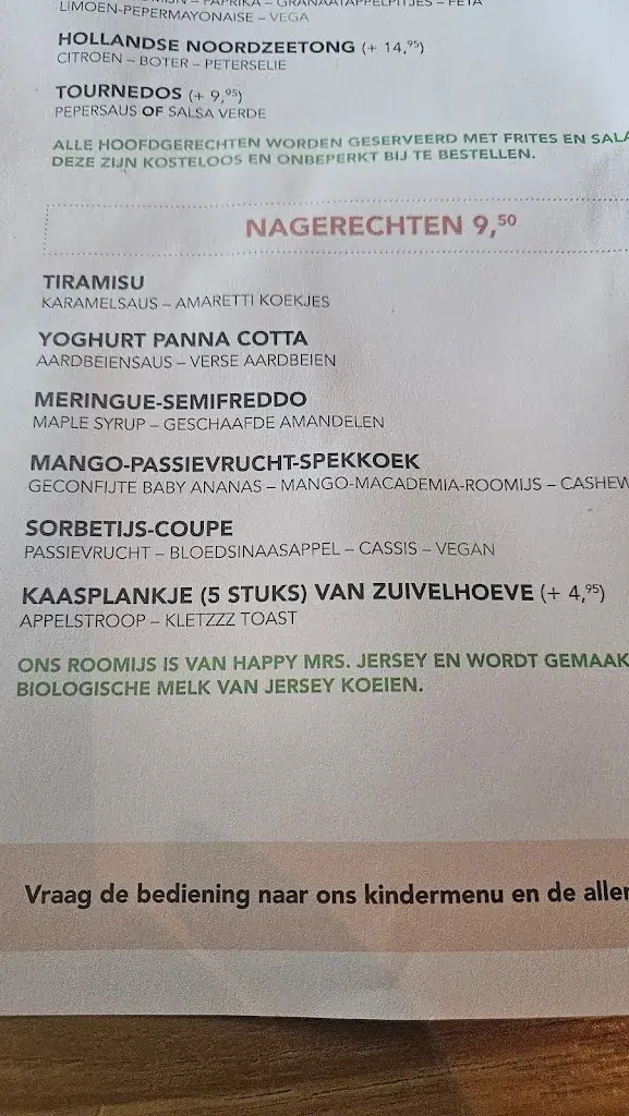 Menu_Humphrey’s Restaurant Rotterdam_Rotterdam_image_2