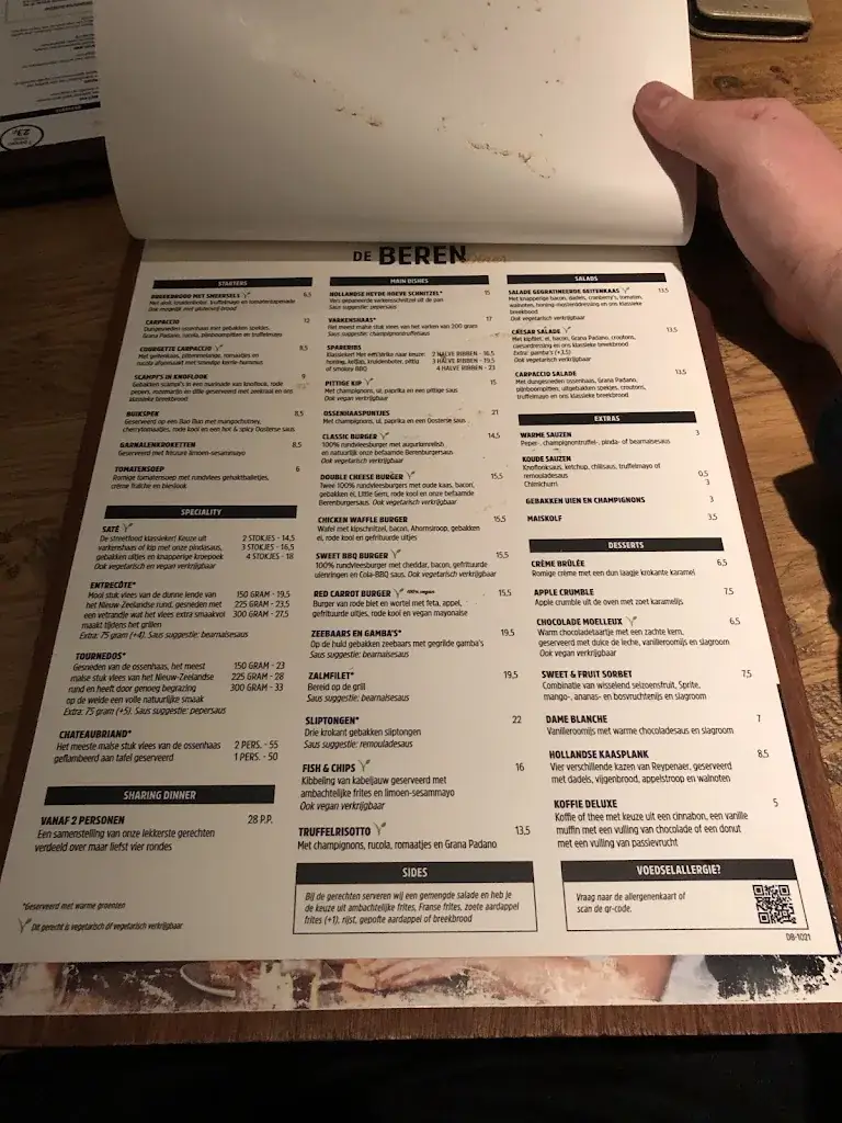 Menu_Restaurant De Beren Capelle aan den IJssel_IJssel_image_3