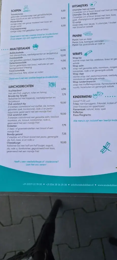 Menu_Brasserie Om de Dobben_Burgum_image_1