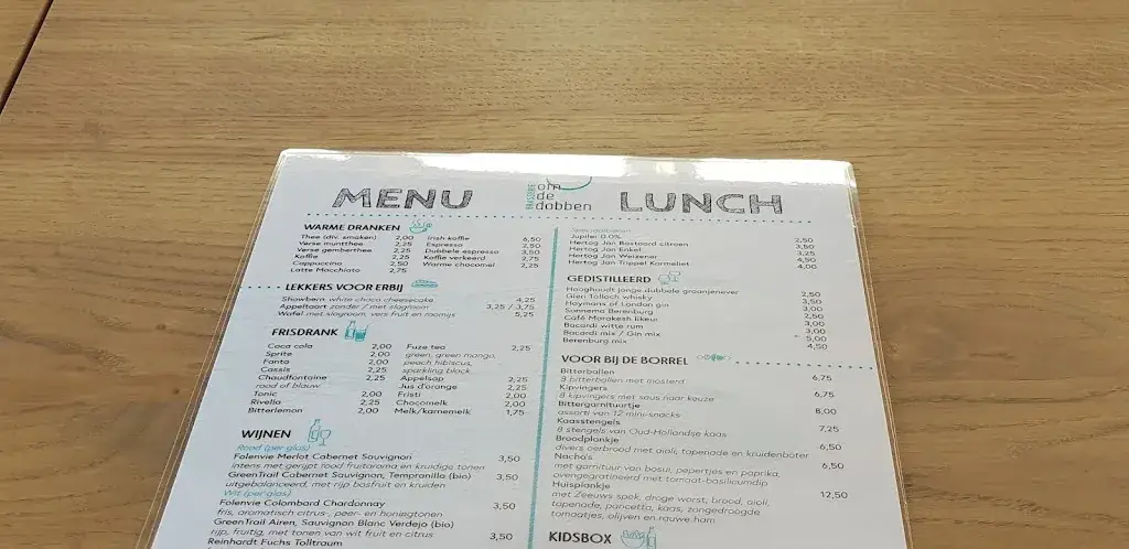 Menu_Brasserie Om de Dobben_Burgum_image_2