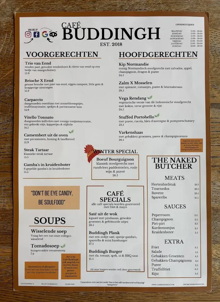 Menü_Café Buddingh_Dordrecht_Bild_1