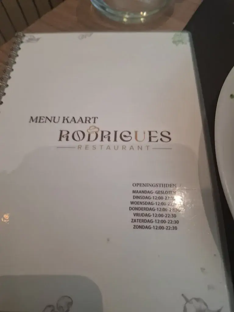 Menu_Rodrigues Restaurant_Rotterdam_image_1
