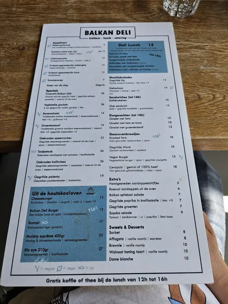 Menu_Balkan Deli Rotterdam_Rotterdam_imagen_1