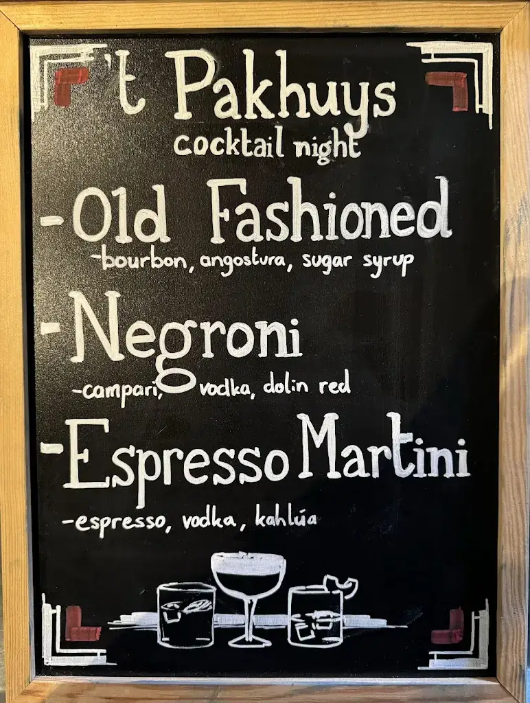 Menu_Café 't Pakhuys_Rotterdam_image_1