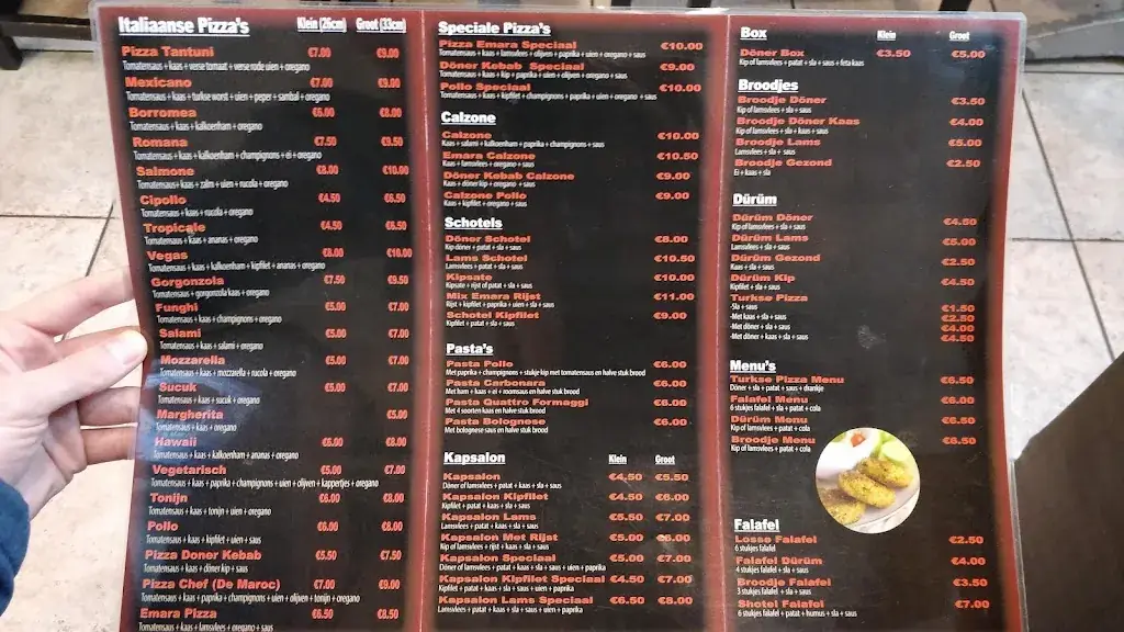 Menu_Restaurant Borj Rotterdam - مطعم البرج روتردام_Rotterdam_image_1