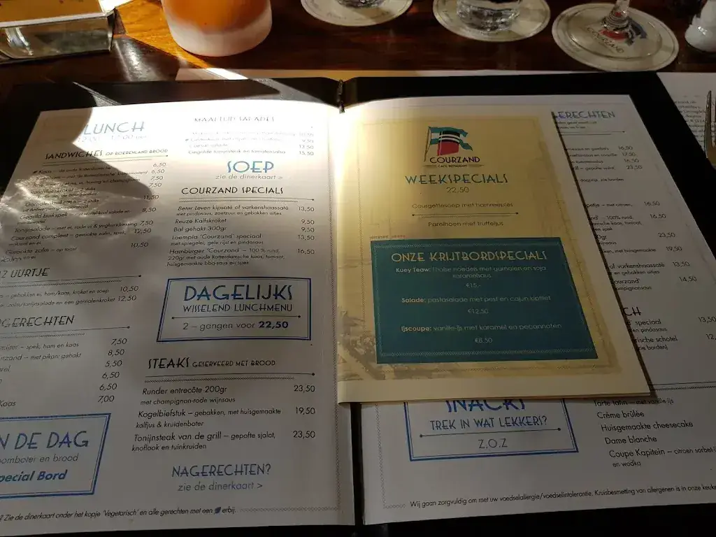 Menu_Café Restaurant Courzand_Rotterdam_image_2