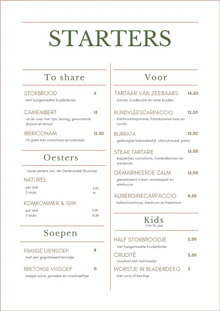 Menu_Bar Bistro De Gouden Leeuw_Goedereede_immagine_2