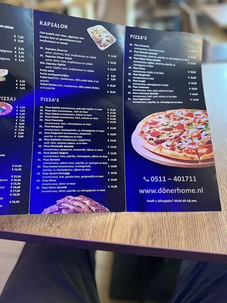 Menu_Döner Home Burgum | Grillroom • Pizzeria 𝘌𝘴𝘵. 𝟤𝟢𝟣𝟧_Burgum_image_3