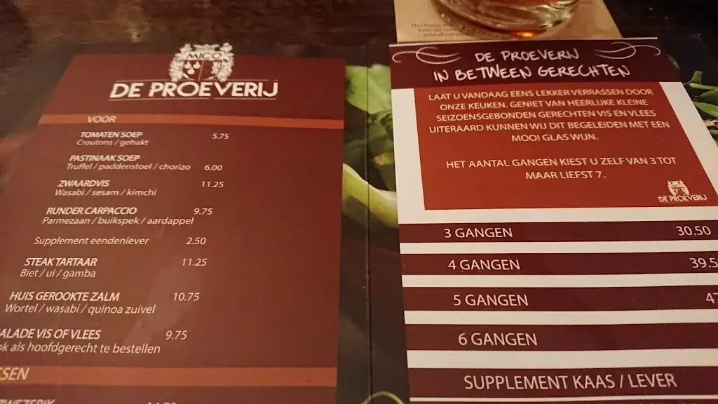 Menu_Restaurant De Proeverij_Sprang-Capelle_image_2