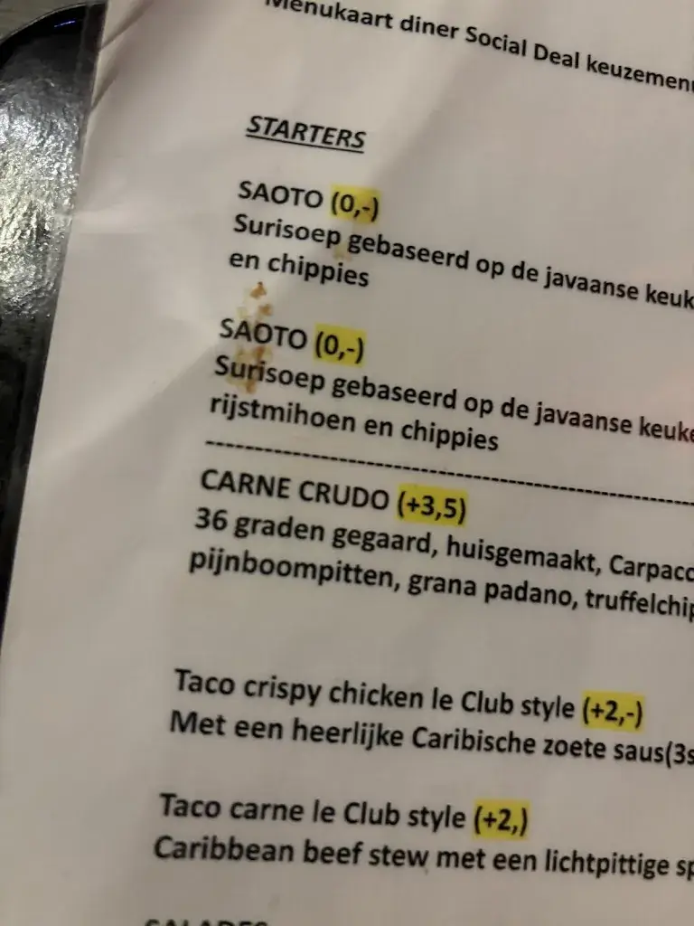 Menu_Le Club BBQ Restaurant_Zoetermeer_image_2