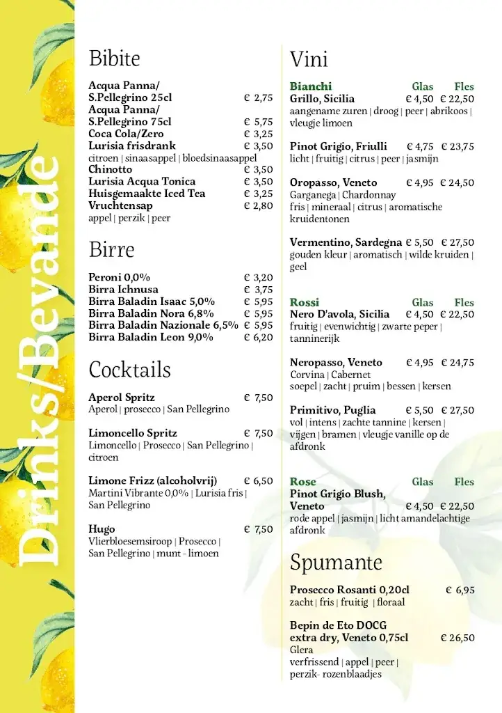 Menu_Trattoria Casali_Zoetermeer_image_1