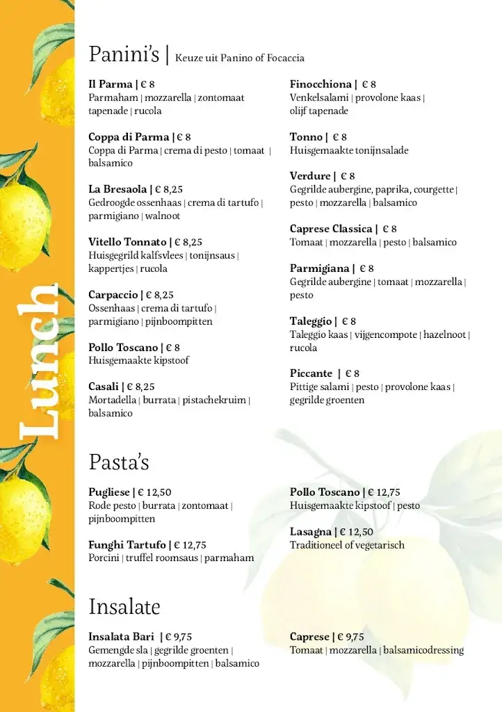 Menu_Trattoria Casali_Zoetermeer_image_2
