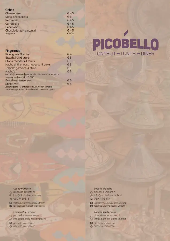 Menu_Picobello Zoetermeer_Zoetermeer_image_2