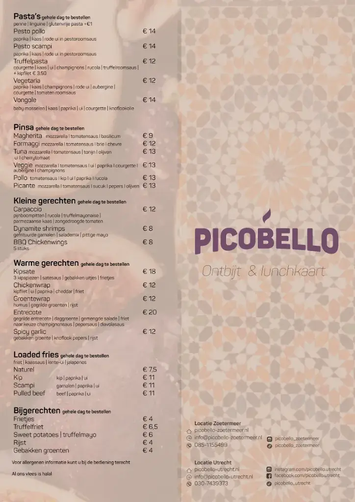 Menu_Picobello Zoetermeer_Zoetermeer_image_4