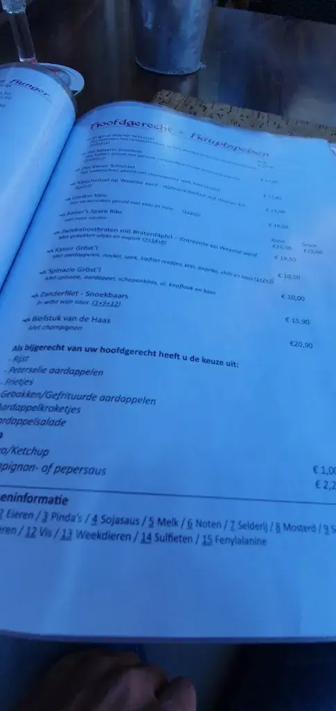 Menu_Die Kaiser_Rotterdam_image_1