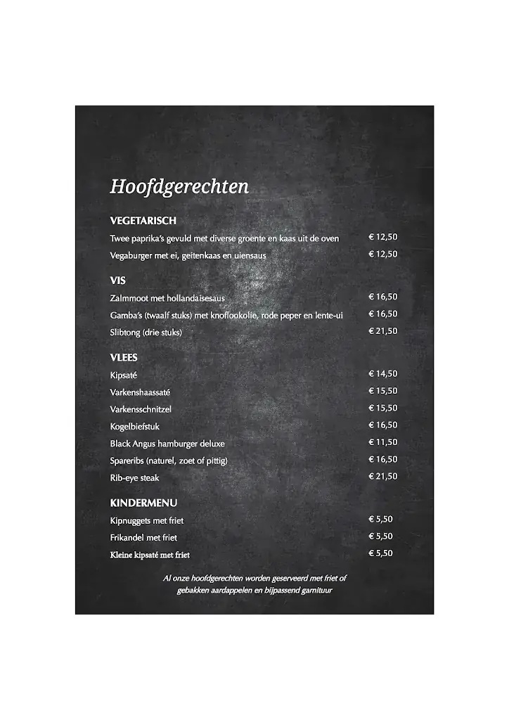 Menu_Cafe-Restaurant De Gouden Leeuw_Rotterdam_image_2