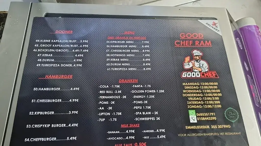 Menu_Zafaran Salsa_Rotterdam_image_2